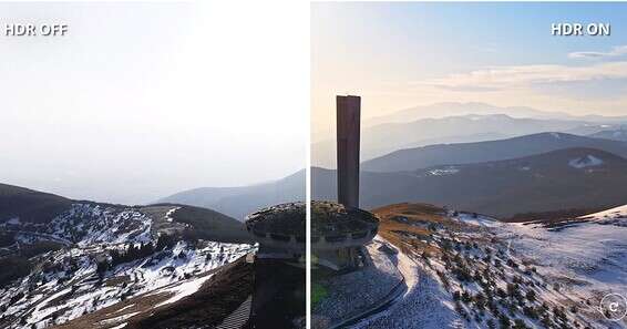 הדגמת איכויות הצילום עם HDR // צילום: יצרן 